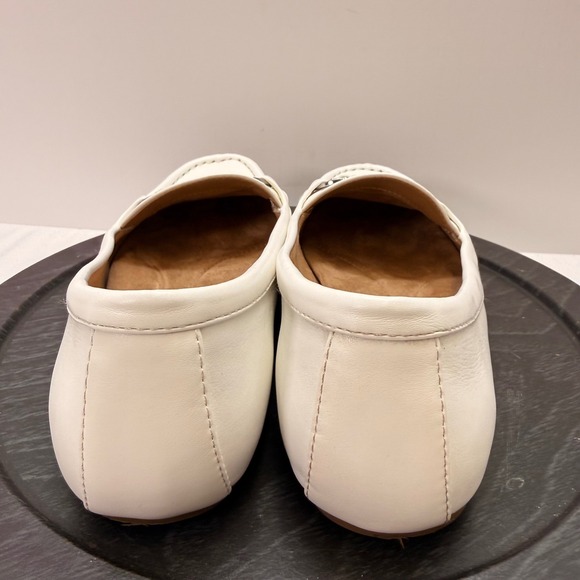 AEROSOLES Women's 8M White Day Drive Slip On Loafer Flats Shoes comfortable - Picture 6 of 8